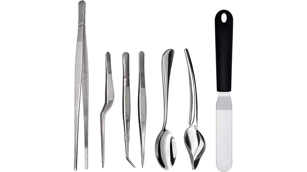 7 piece stainless steel set