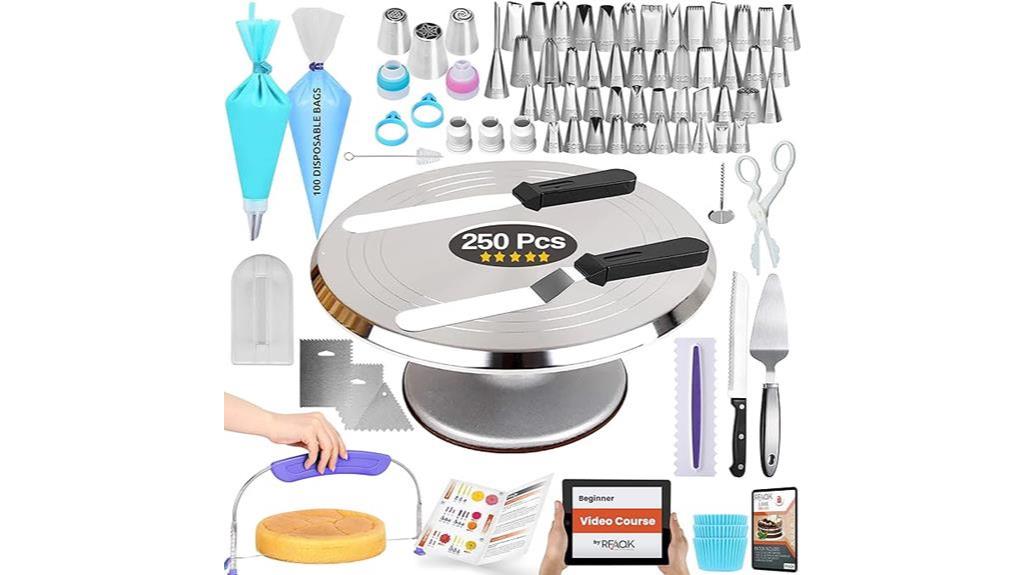 aluminum cake decorating kit