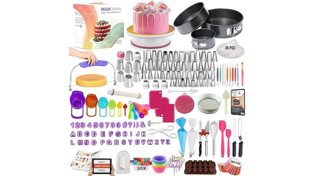 cake decorating essentials included