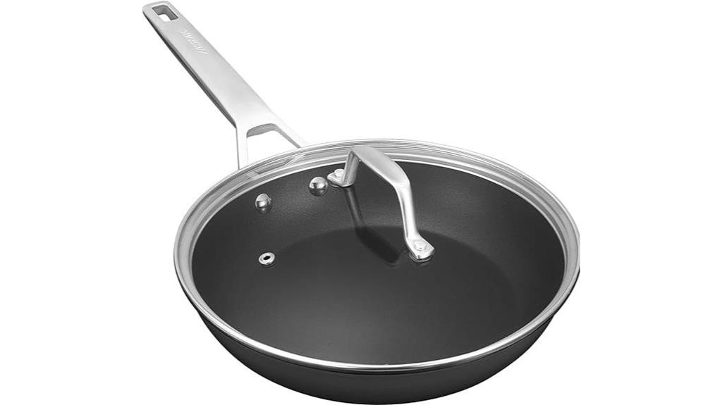 compact titanium omelette pan