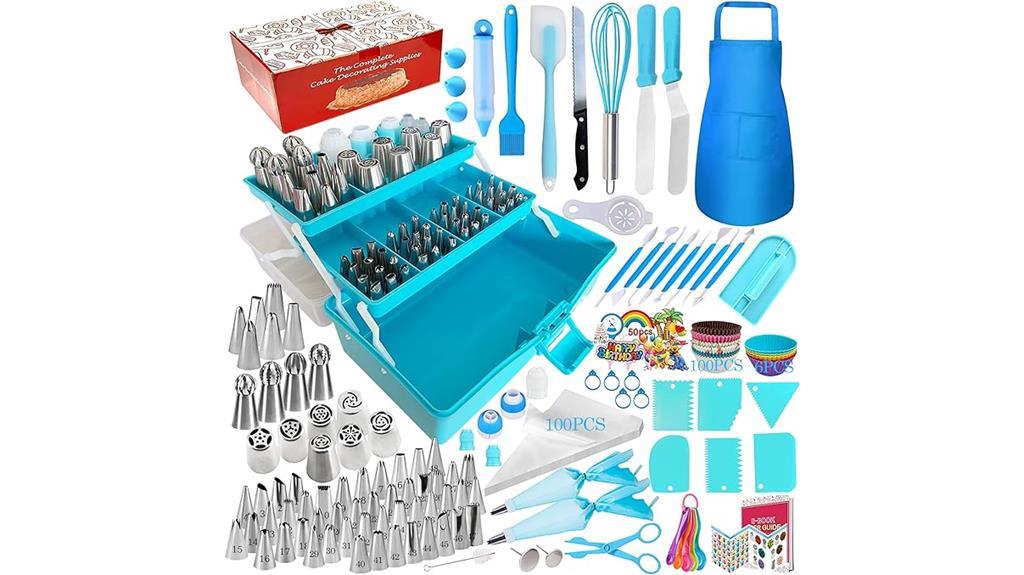 comprehensive cake decorating set