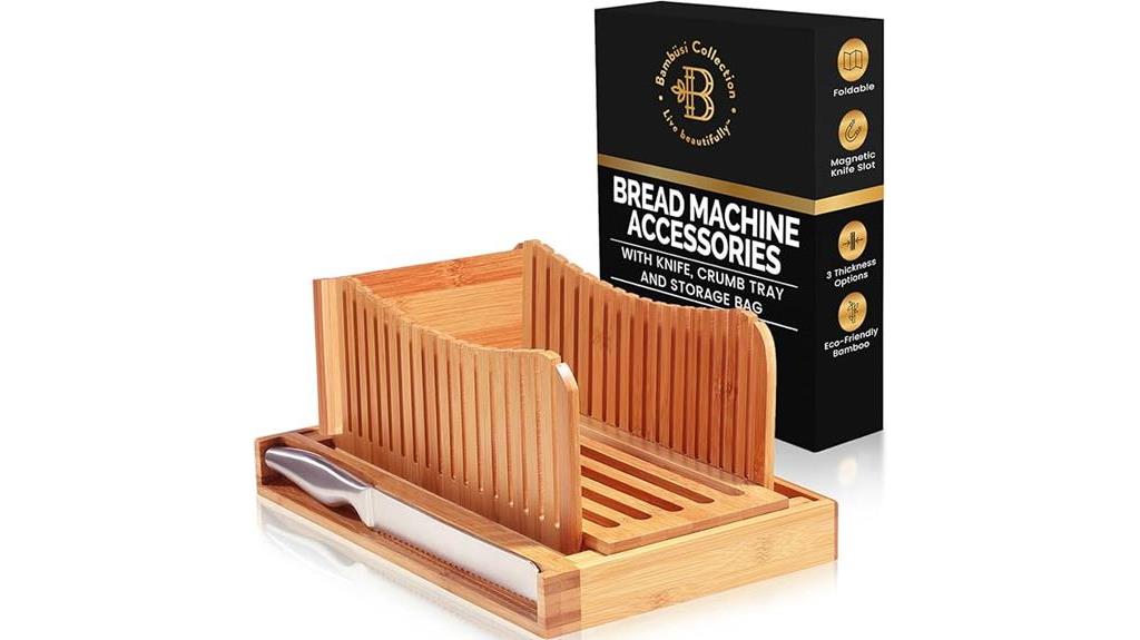 bamboo bread slicing tool