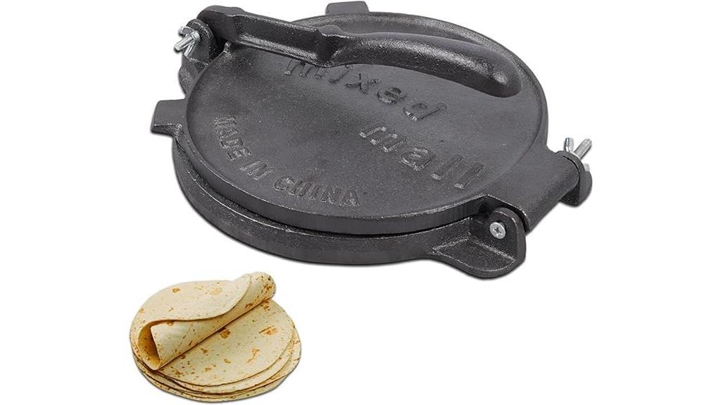 cast iron tortilla maker