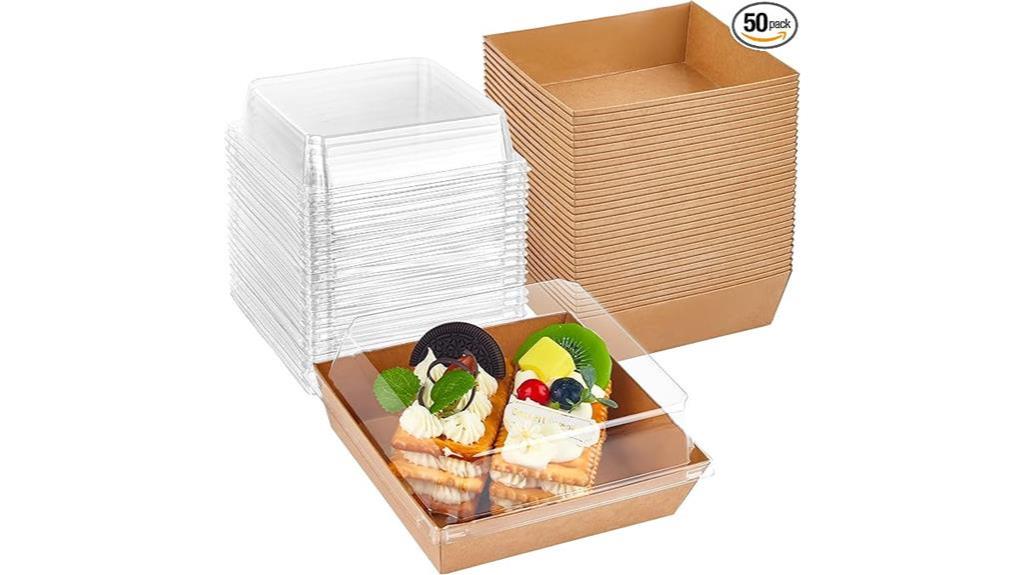 clear lids on boxes