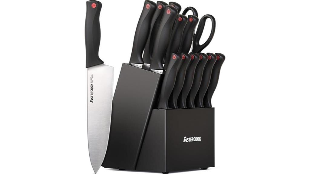 comprehensive kitchen knife collection