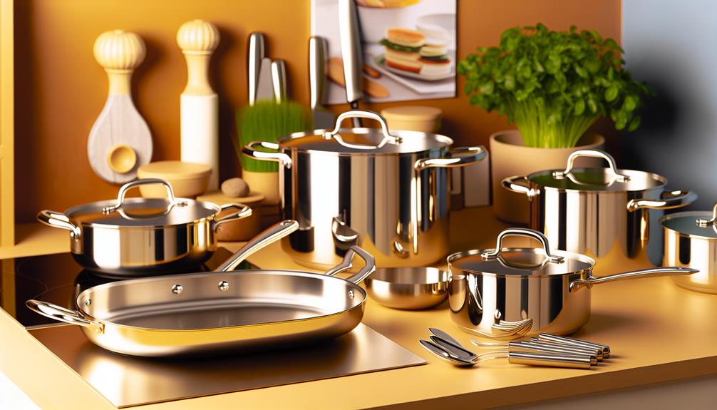 durable stainless steel cookware