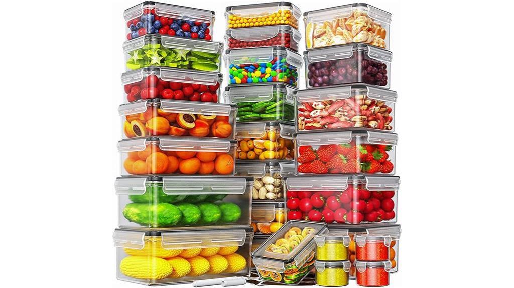 large airtight food storage