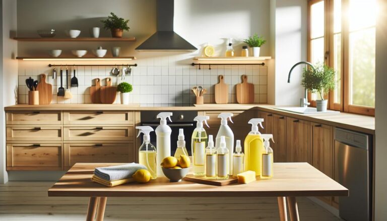 lemon scented kitchen cleaners