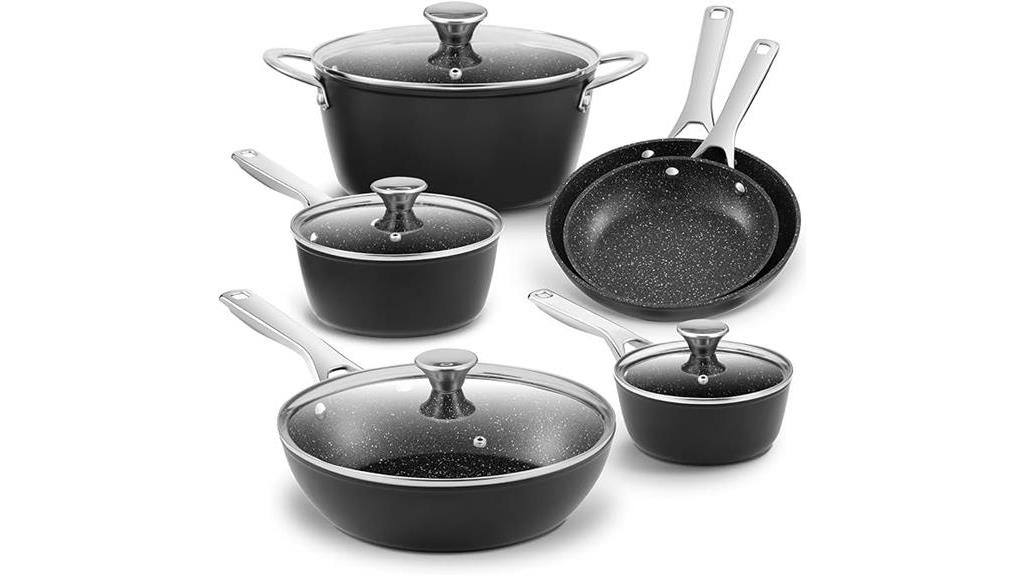 nonstick cookware pot set