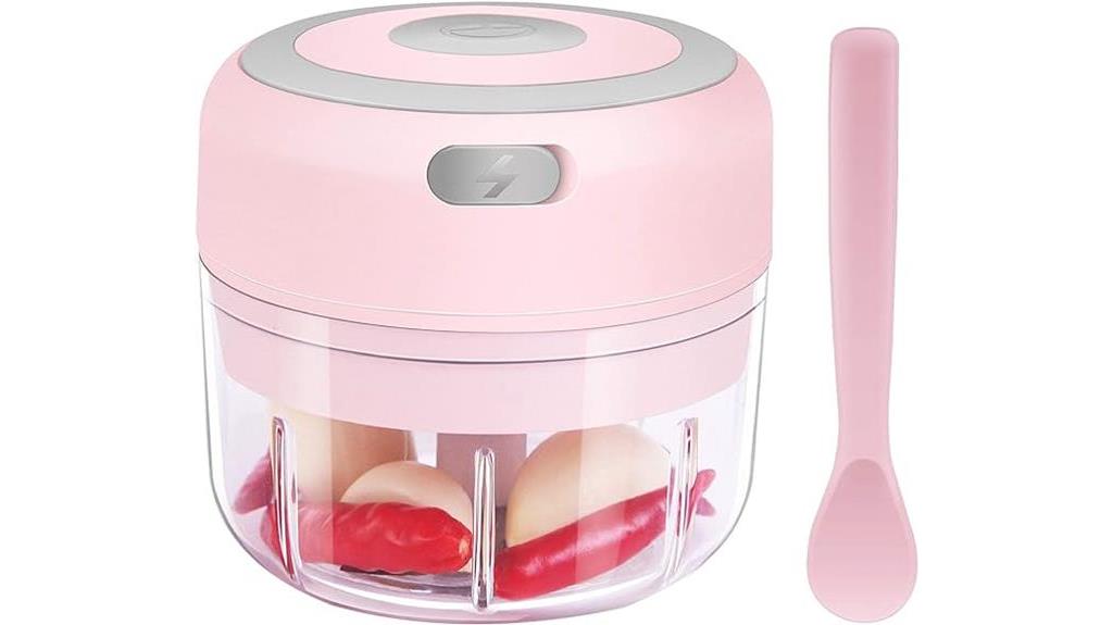 portable electric garlic chopper