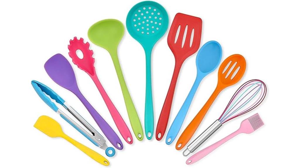 silicone kitchen utensil set