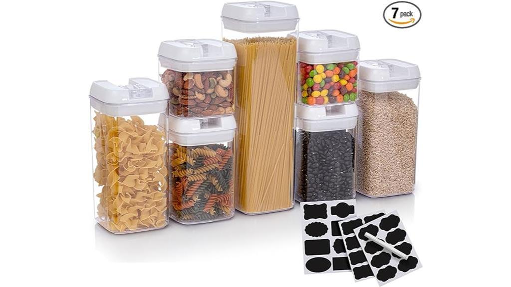 stackable food storage containers