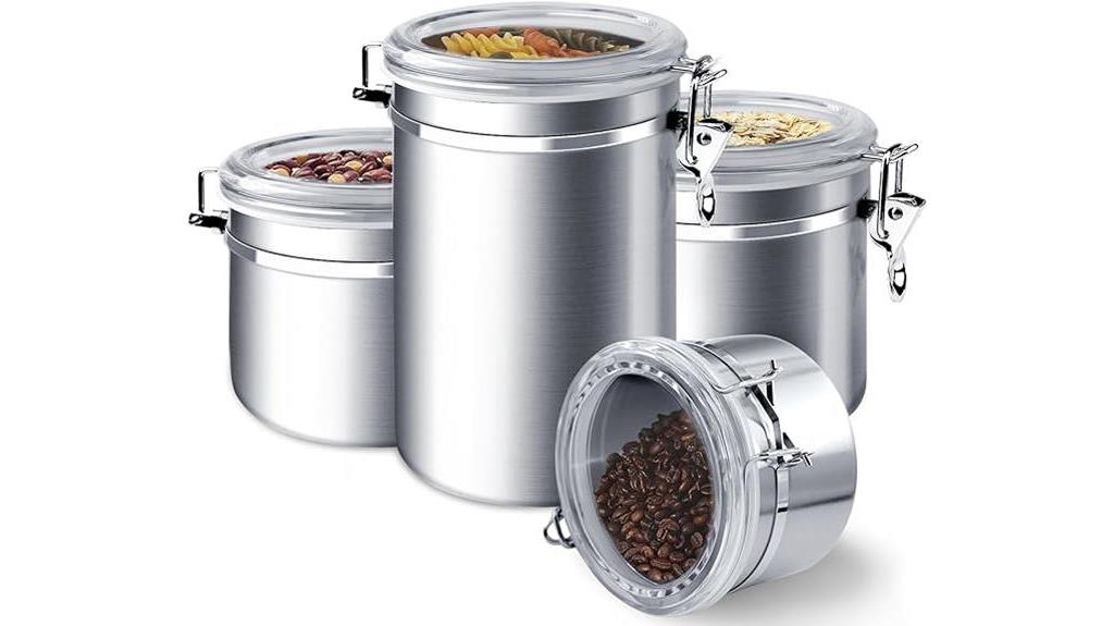 stainless steel food containers