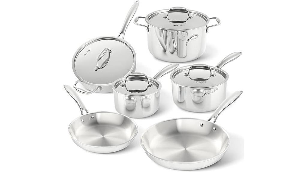 stainless steel induction cookware