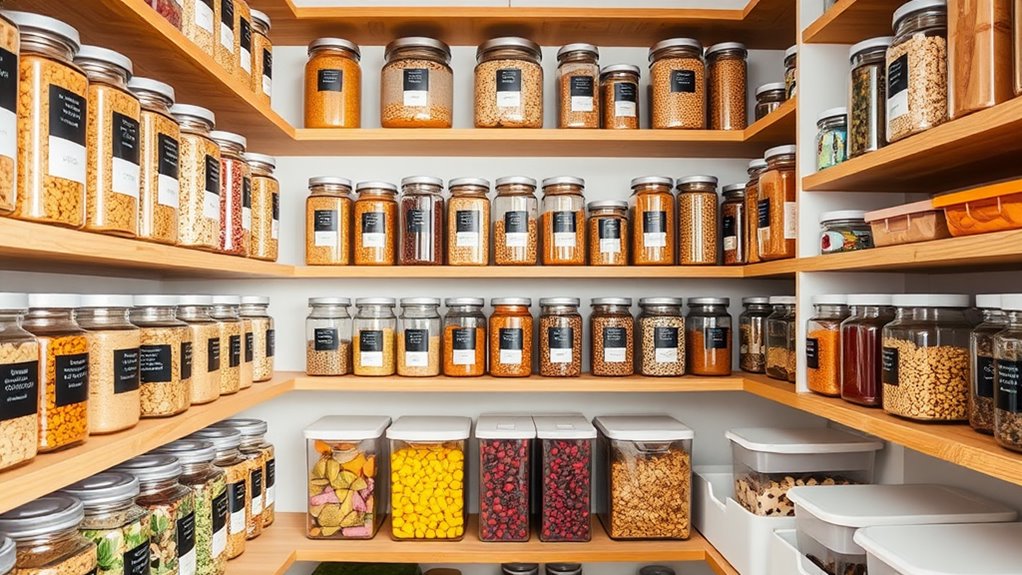 maximize storage efficiency pantry