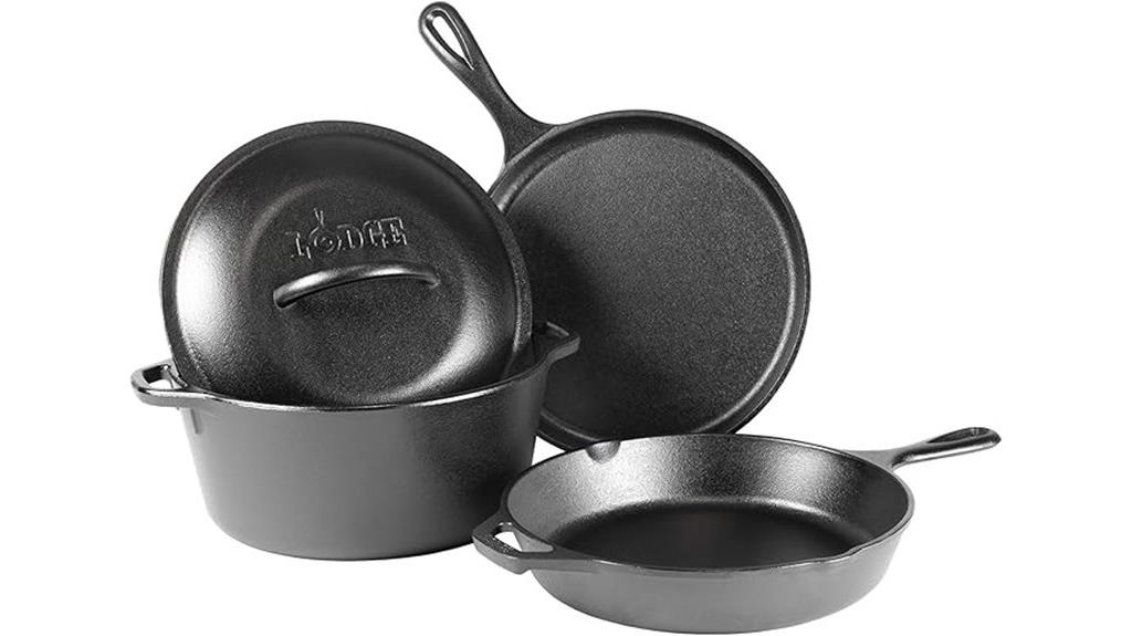 durable cast iron cookware