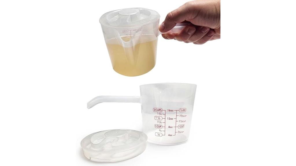 microwavable measuring cup lid