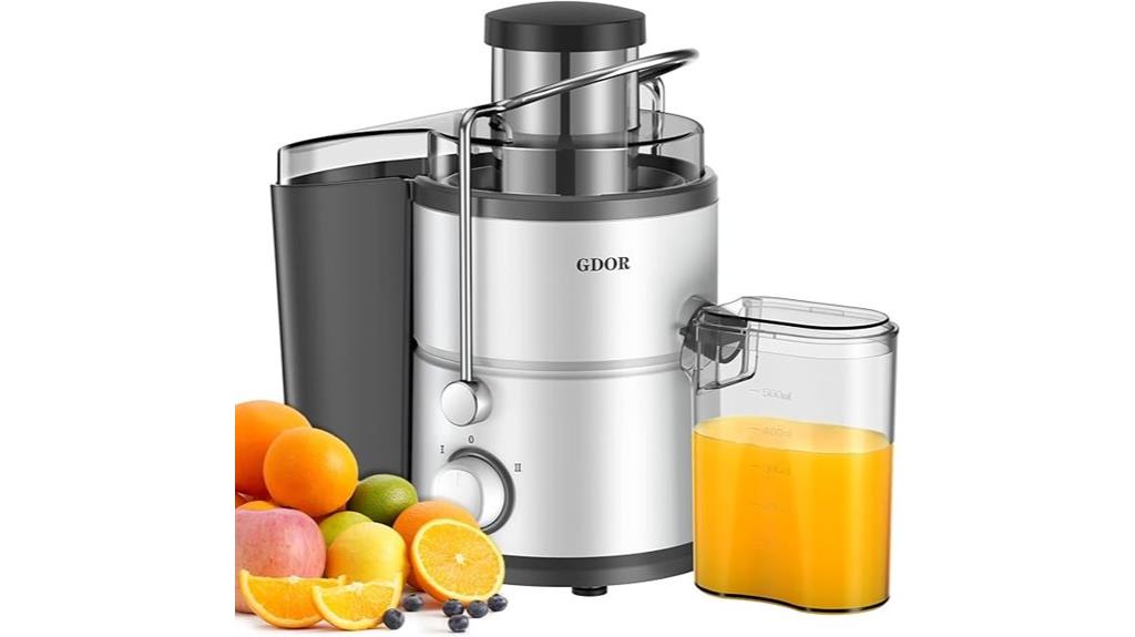 powerful dual speed juicer
