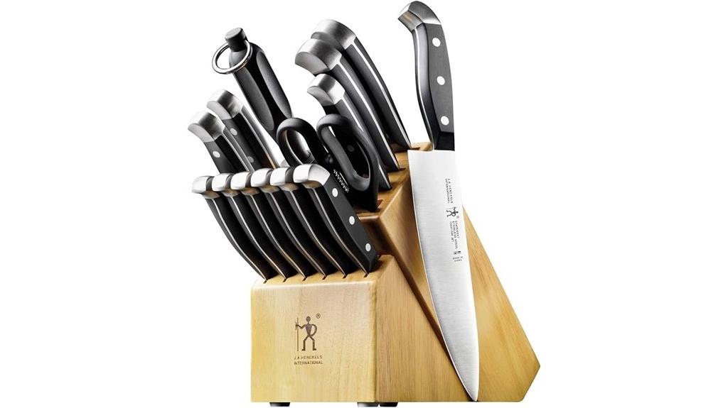 premium knife set included