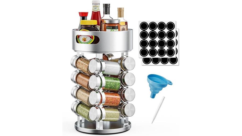 15 Best Spice Racks With Effortless Rotation for Your Kitchen Upgrade 7 rotating spice rack set