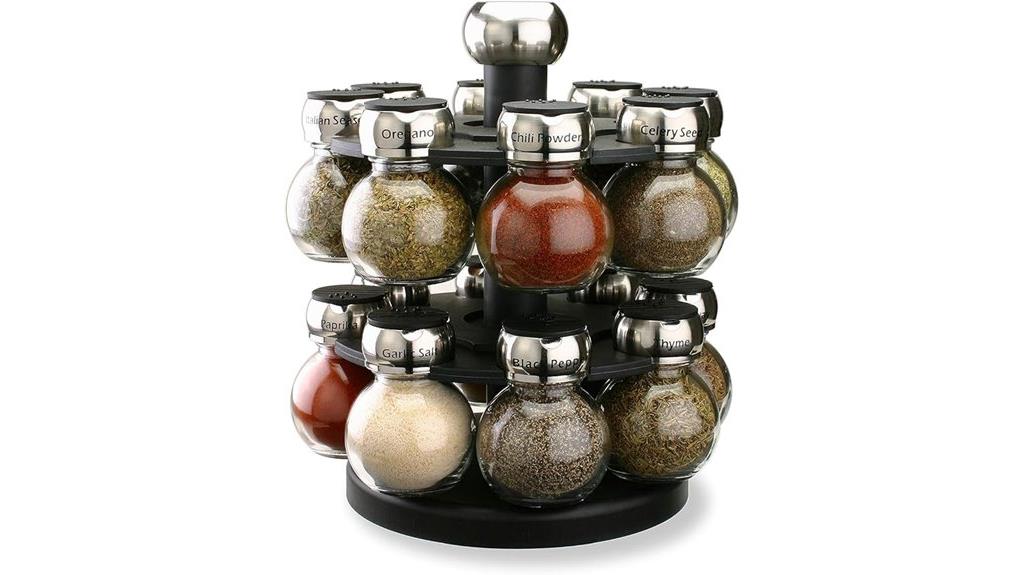 15 Best Spice Racks With Effortless Rotation for Your Kitchen Upgrade 3 rotating spice rack set