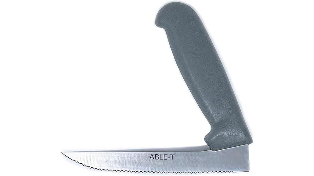 serrated knife for therapy
