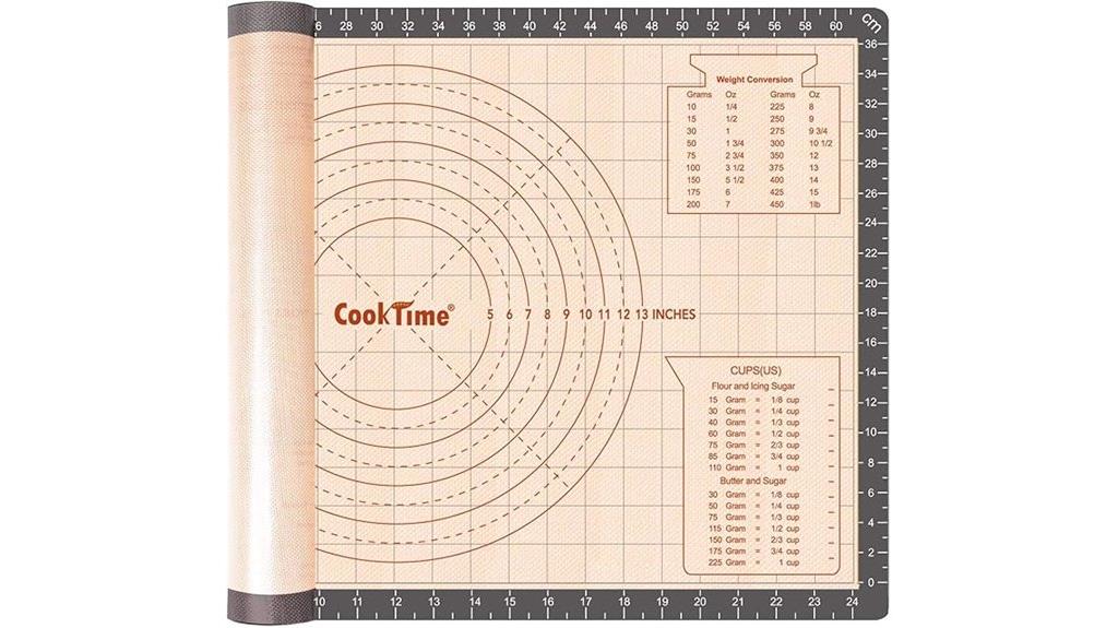 silicone pastry baking mat