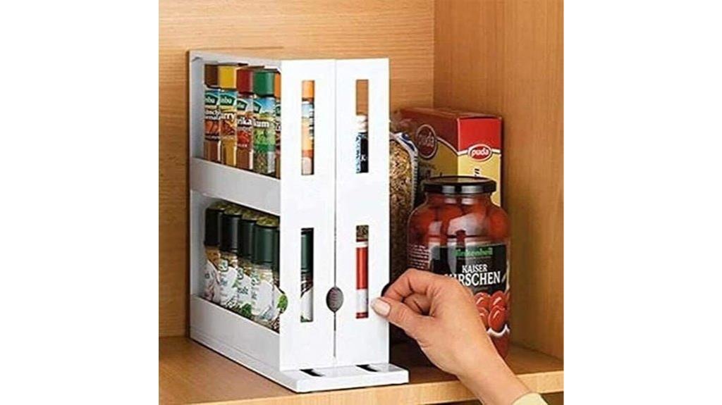 15 Best Spice Racks With Effortless Rotation for Your Kitchen Upgrade 16 spice storage solution organizer