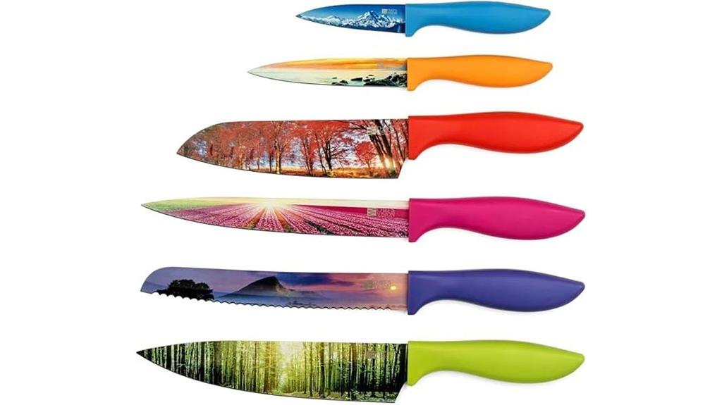 stainless steel knife set
