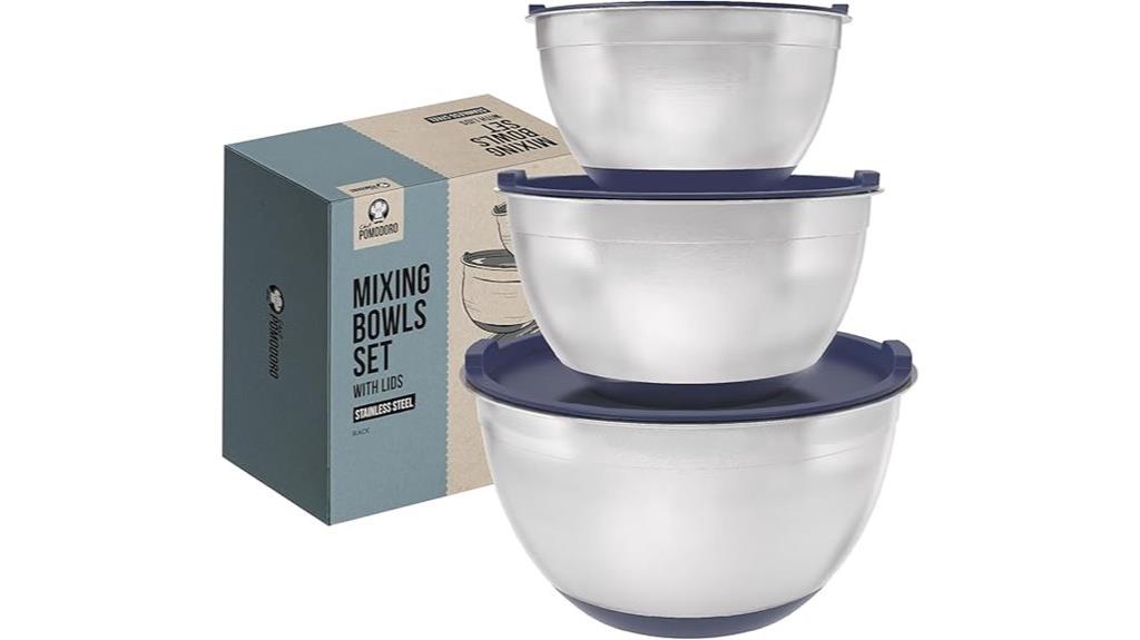stainless steel mixing bowls
