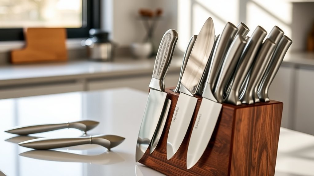 Prevent Rust on Kitchen Knives: Storage Tips 4 blade guards ensure safety