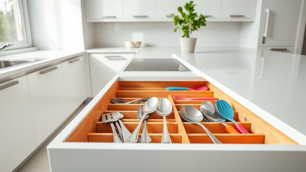 organize with drawer dividers